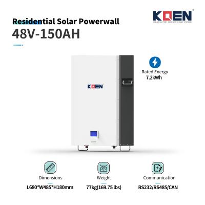 Suntra 7kWh Powerwall 48V 150Ah LiFePO4 Powerwall Battery
