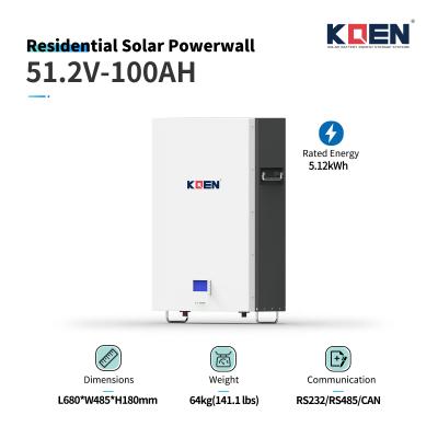 Suntra 5kWh Powerwall 51.2V 100Ah LiFePO4 Solar Energy Storage Battery