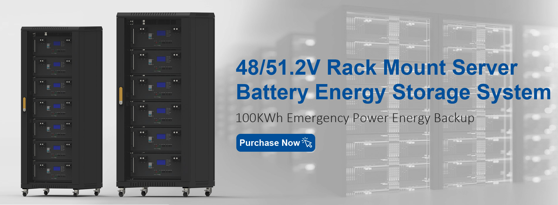 Server Rack Mount LiFePO4 Battery